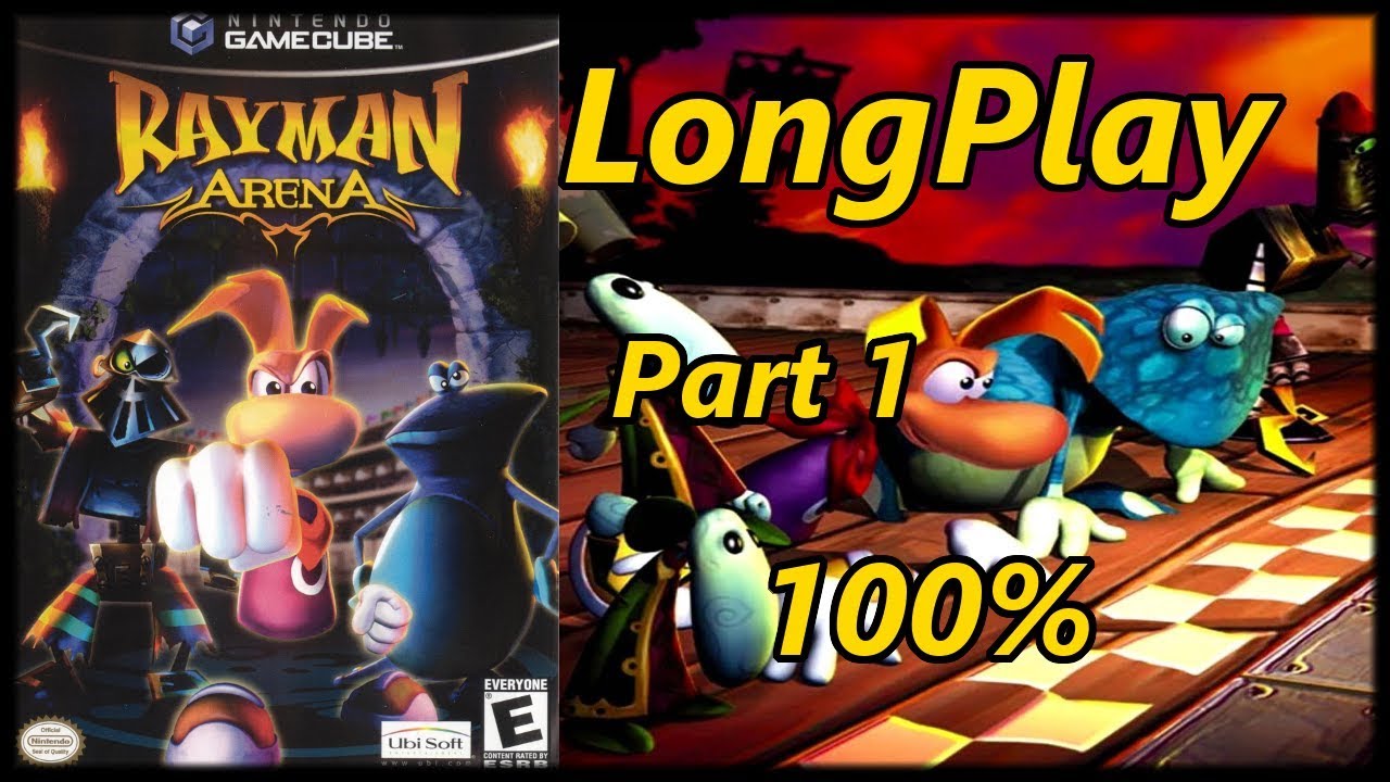 Rayman Arena/M - Longplay 100% (Part 1 of 2) Full Game Walkthrough (No Commentary) (Gamecube, Ps2)