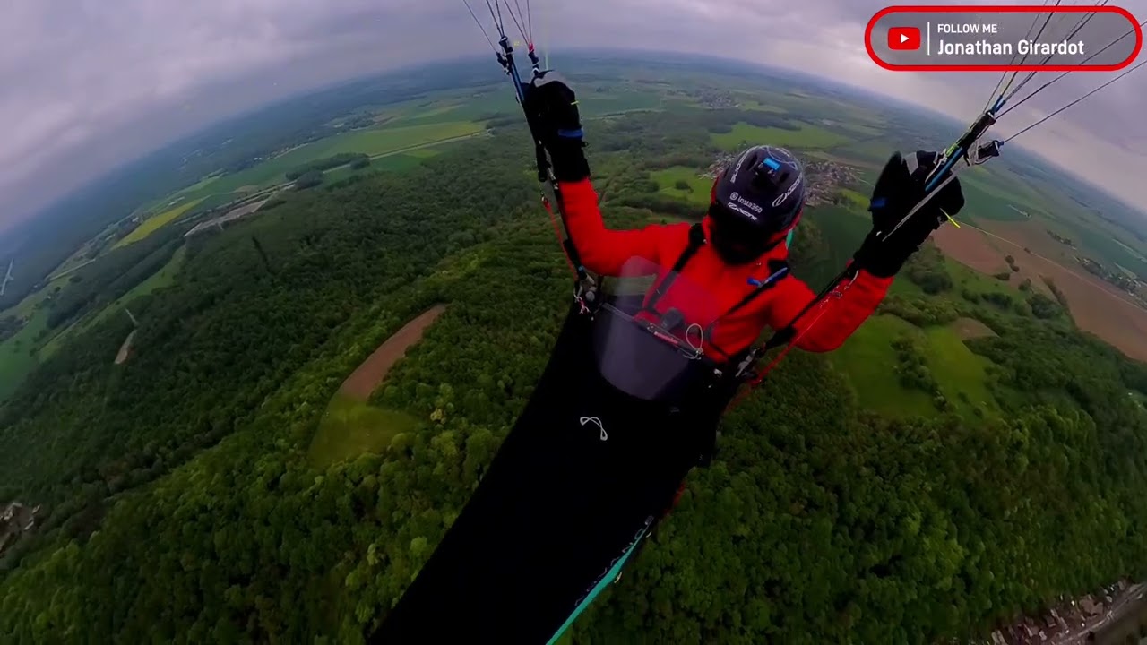 Jeufosse, site DU RECORD de France de distance en parapente (mais pas ce jour …)
