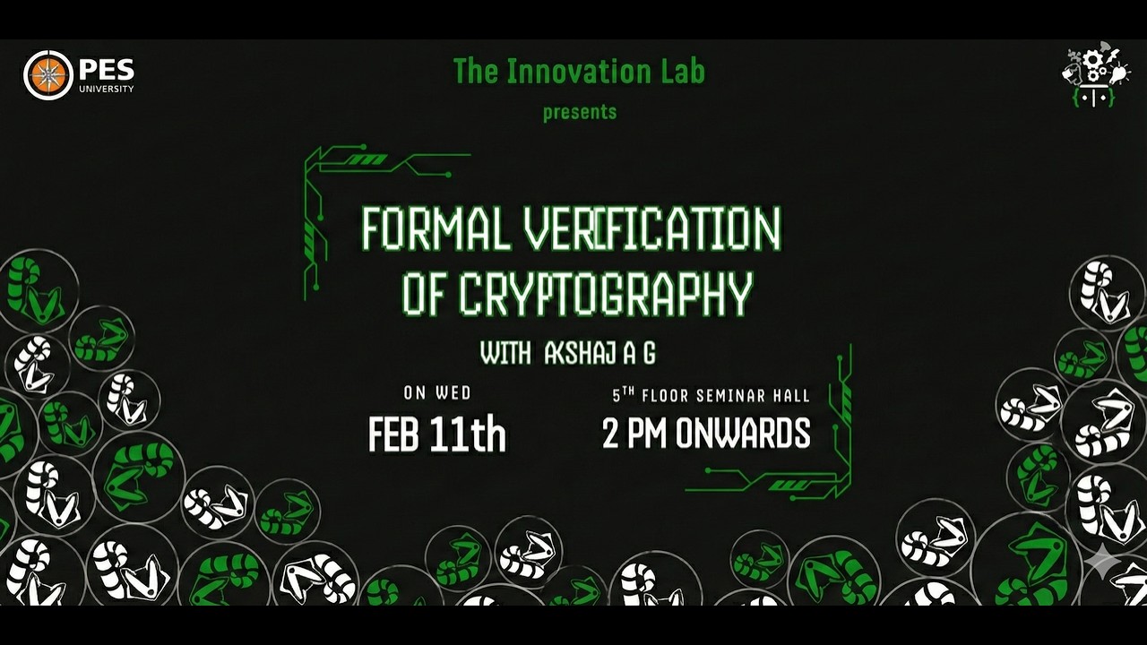 Formal Verification of Cryptography with Akshaj Anantharaman Gopalakrishnan