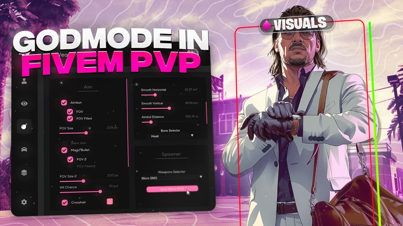 GODMODE in FIVEM PVP | fivem cheat
