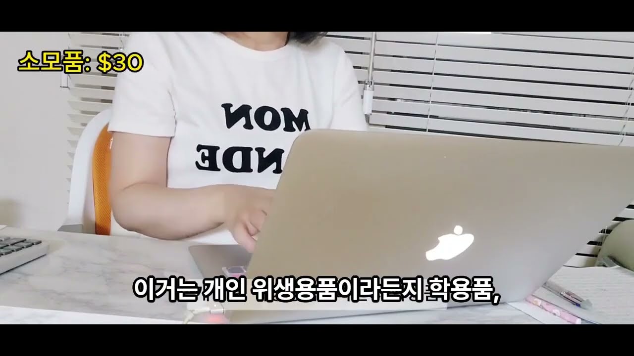 2년 전, 아이의 월 미국 생활비는 얼마였을까