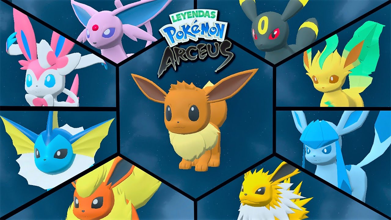 COMO CONSEGUIR TODAS LAS EVOLUCIONES DE EEVEE en POKÉMON LEGENDS ARCEUS