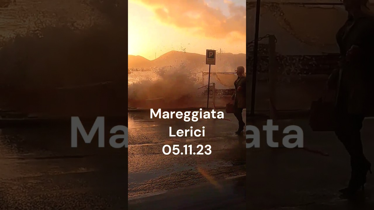 Lerici Mareggiata, Liguria, 5 November 2023 #liguria #mareggiata