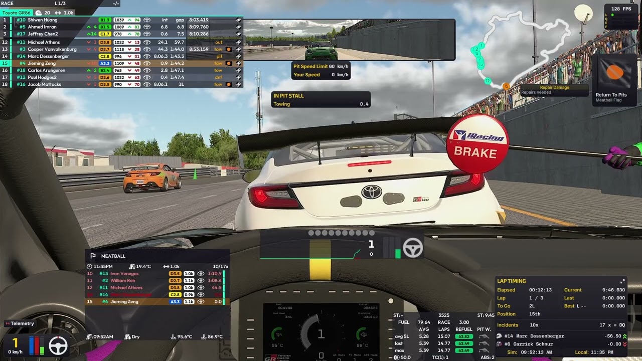 I got DQed!!! - iRacing Toyota GR86 Cup Nürburgring Nordschleife2026S1W6 Attempt 1