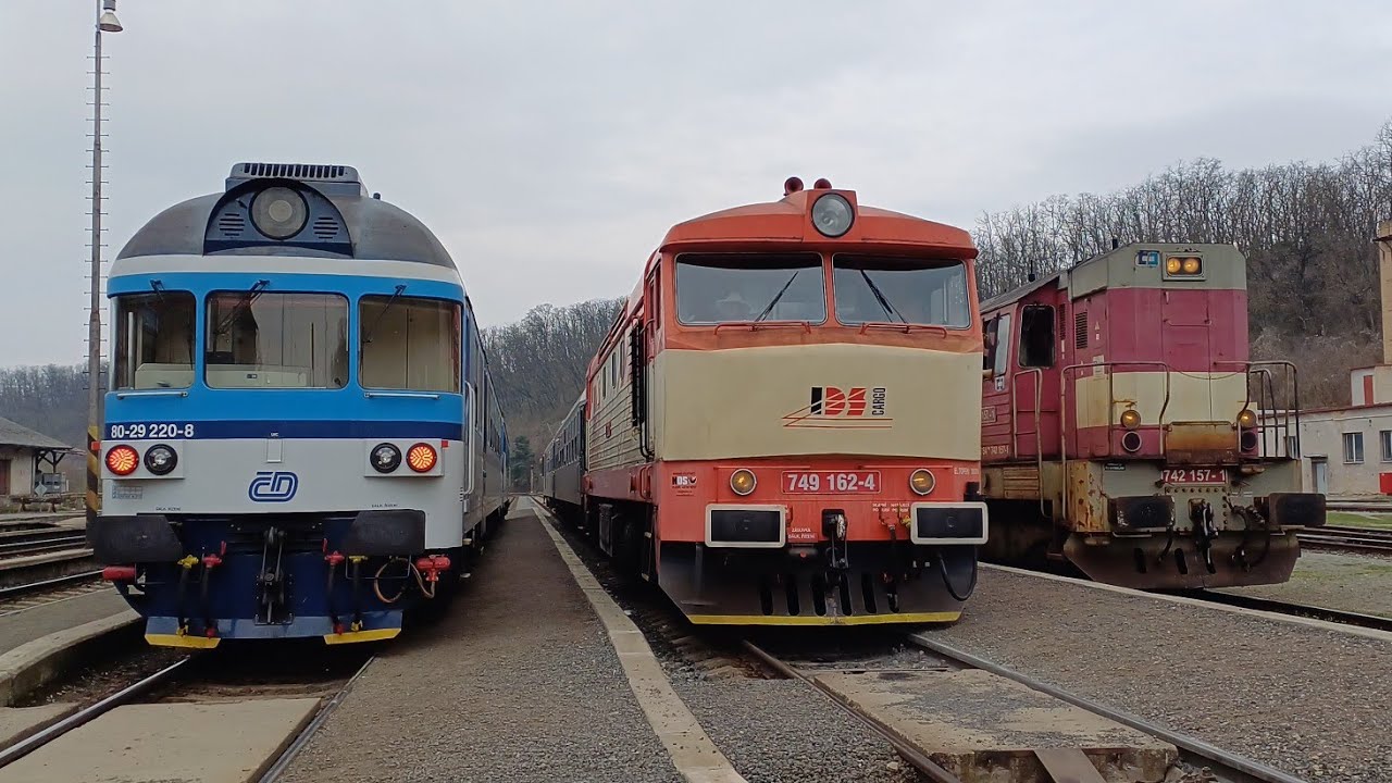 Bardotka IDS na vlaku KŽC a vlaky Mladá Boleslav 29.3.2025