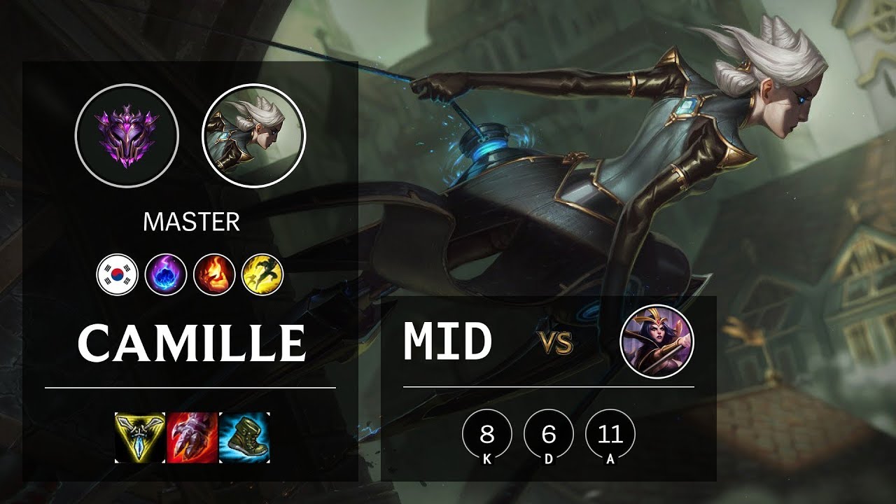 Camille Mid vs LeBlanc - KR Master Patch 10.8