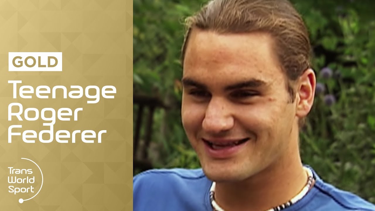 Teenage Roger Federer on Trans World Sport