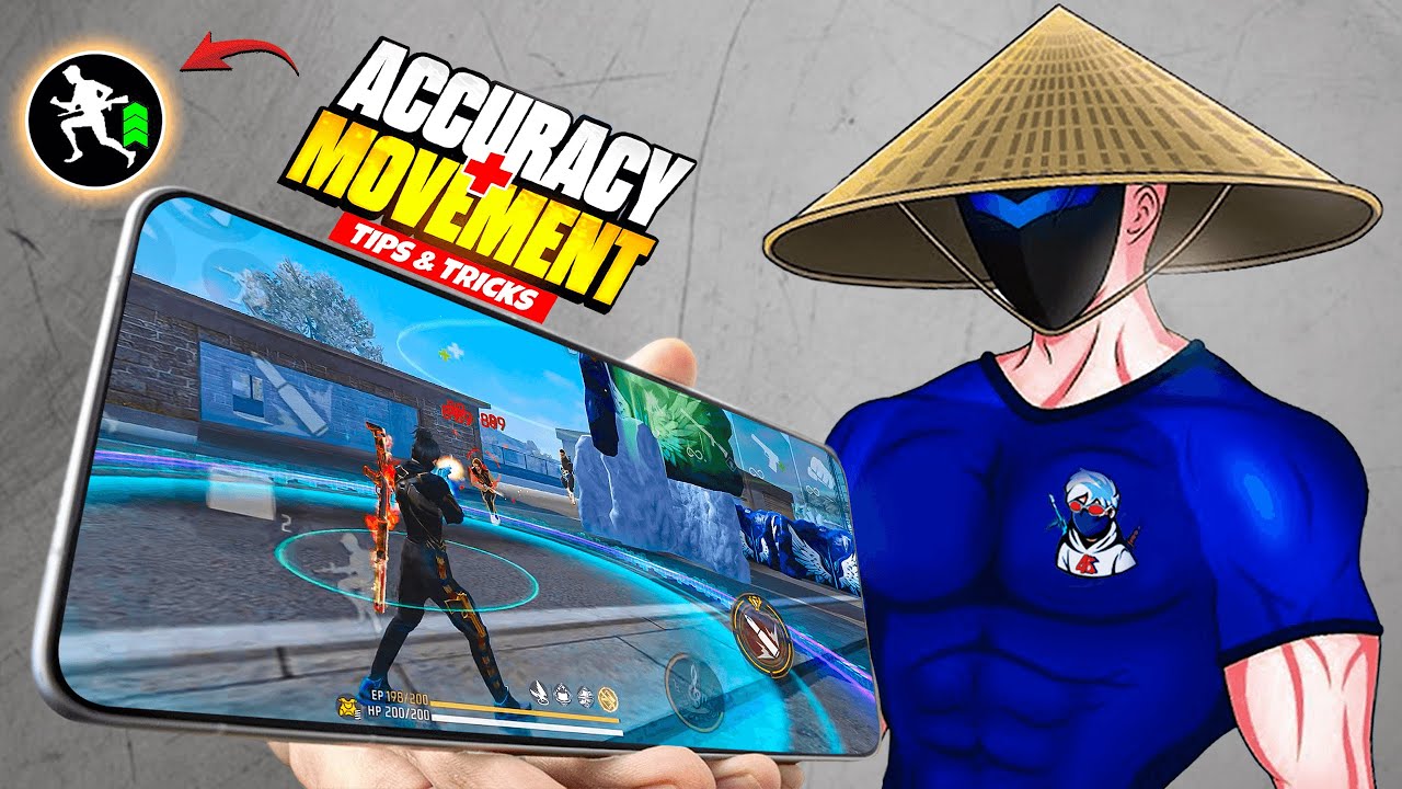 HOW TO INCREASE ACCURACY + MOVEMENT 😳 LIKE BRAZILIAN PLAYERS 🇧🇷 With Gather Around Emote | Free Fire
