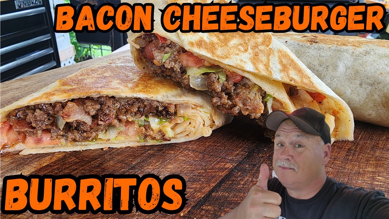 Bacon Cheeseburger Burritos |  Are these the BEST????