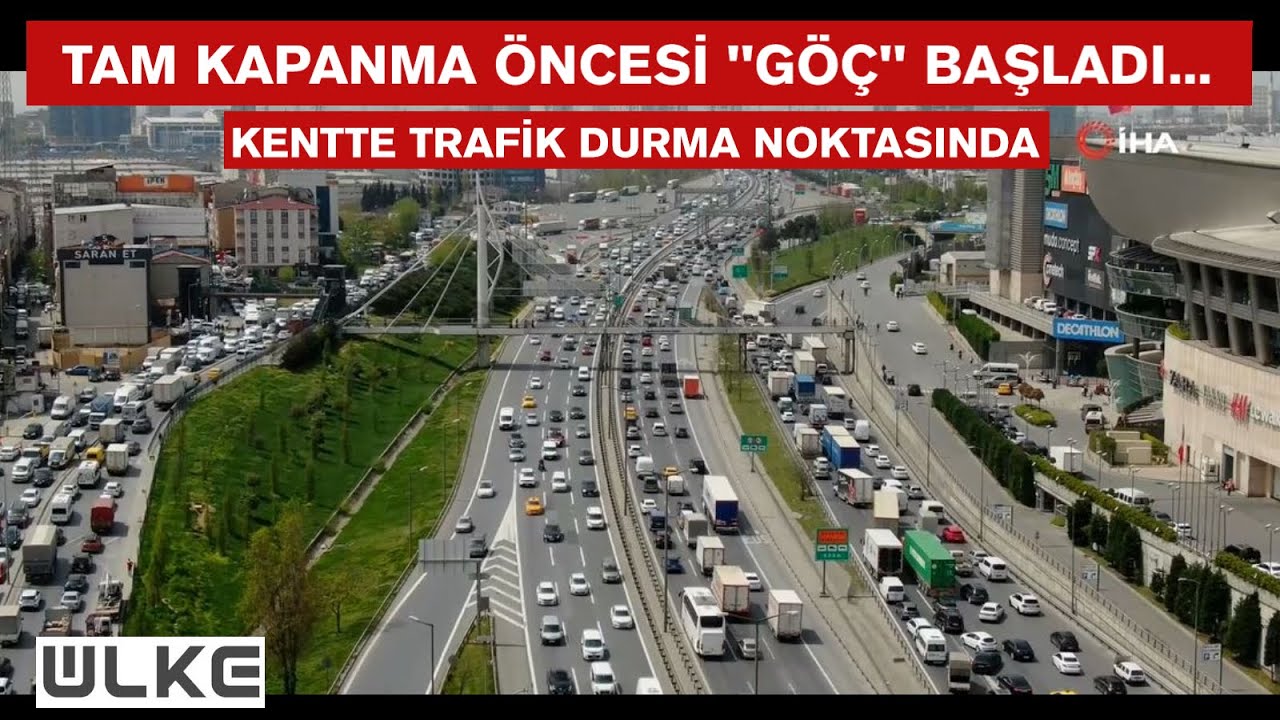 İstanbul trafiği rekor seviyeye ulaştı!