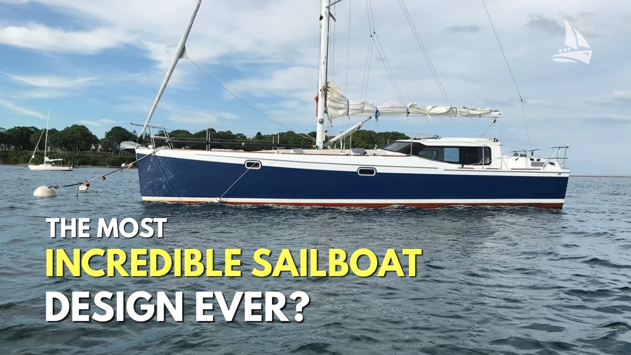 Robert H. Perry's COOLEST Sailboat? Fits & Ships in a Container | Far Harbour 39 TOUR | $99k