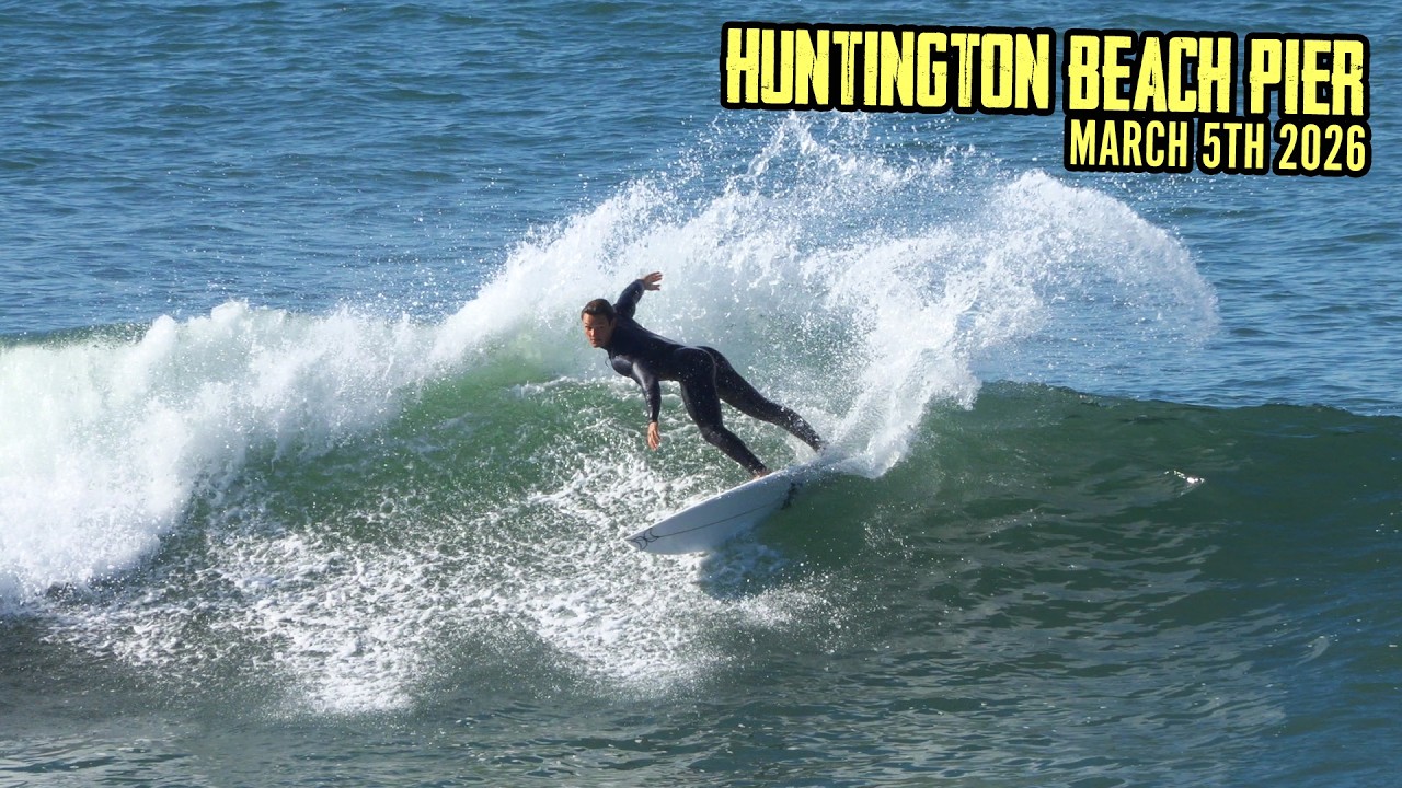 Pier Ripping at The Huntington Beach Pier! (March 5th 2026)
