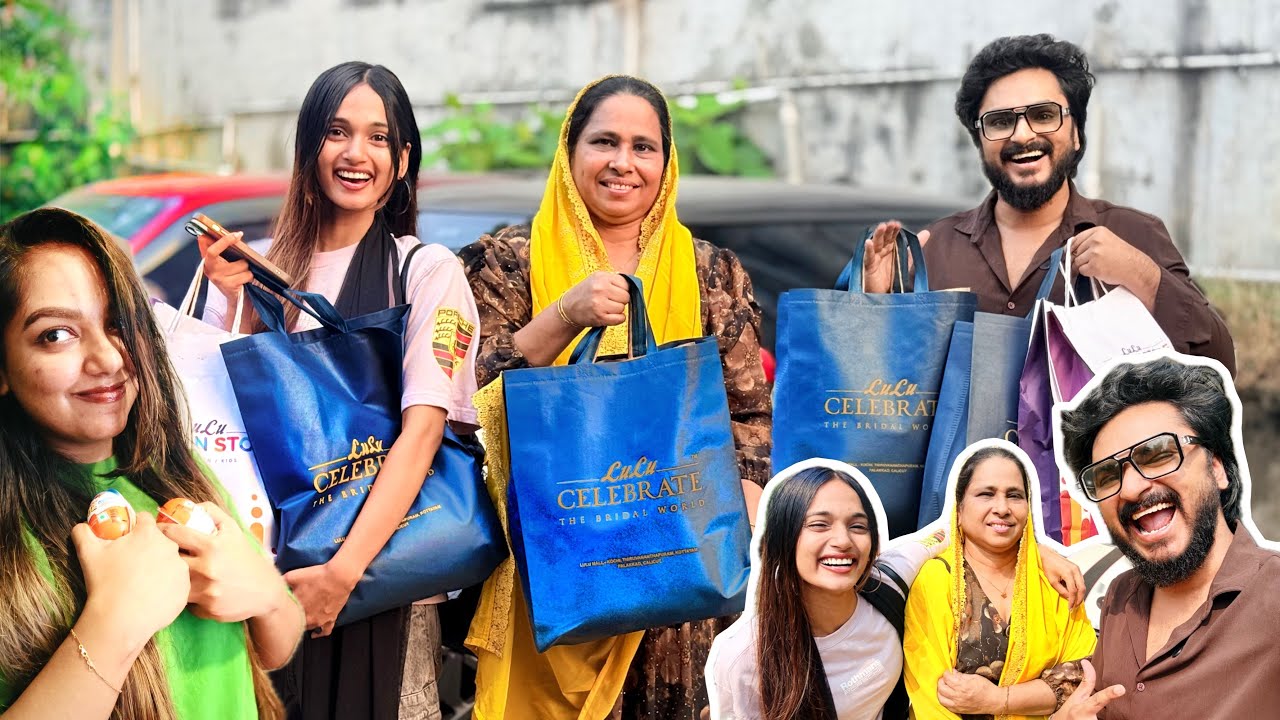 Familyനെ FULL HAPPY ആക്കി ❤️❤️❤️ DUDYക്ക് സാരി 😂UNBOXINGDUDE l 