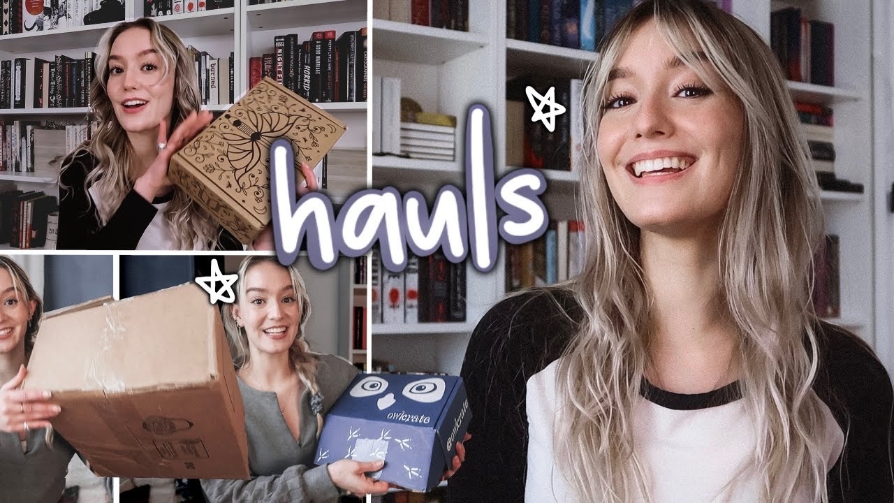 hauls on hauls | fairyloot, christmas, owlcrate, & b&n
