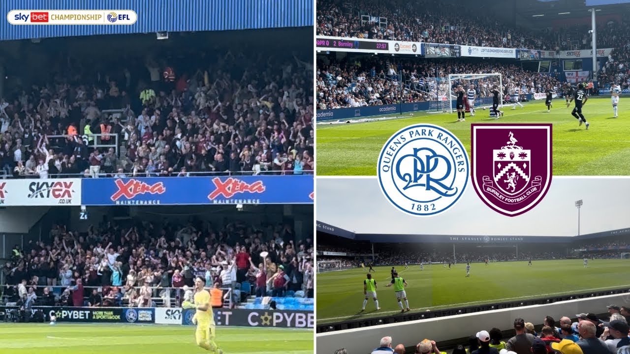 BURNLEY THRASH QPR 5-0 AS THEY LOOK TO BE CHAMPIONS | qpr v Burnley | *VLOG*