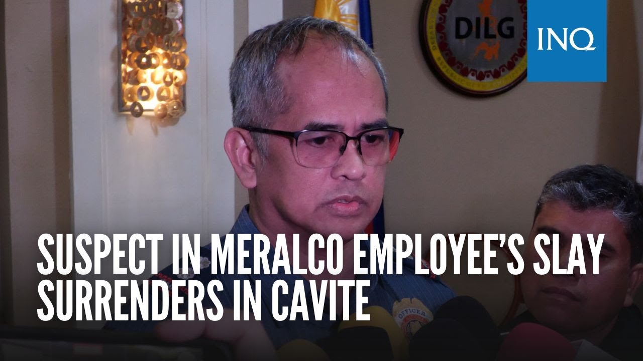 Suspect in Meralco employee’s slay surrenders in Cavite
