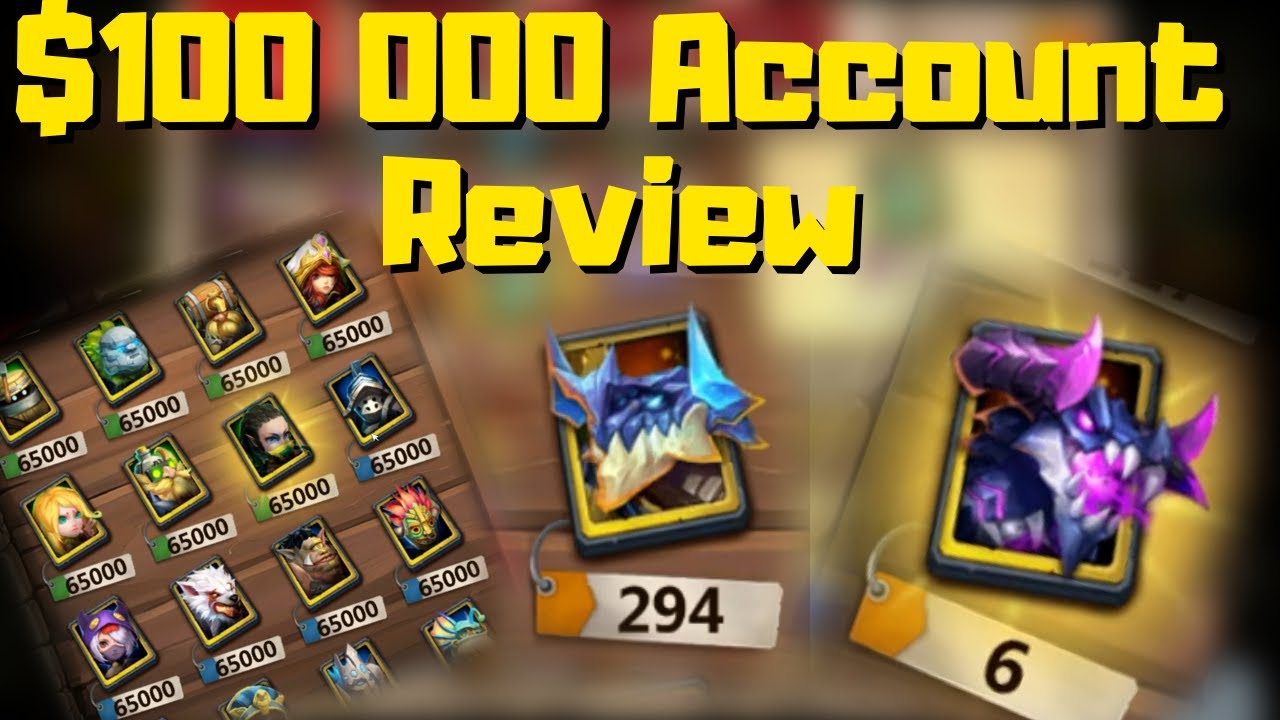 This is what $100 000 looks like in Castle Clash