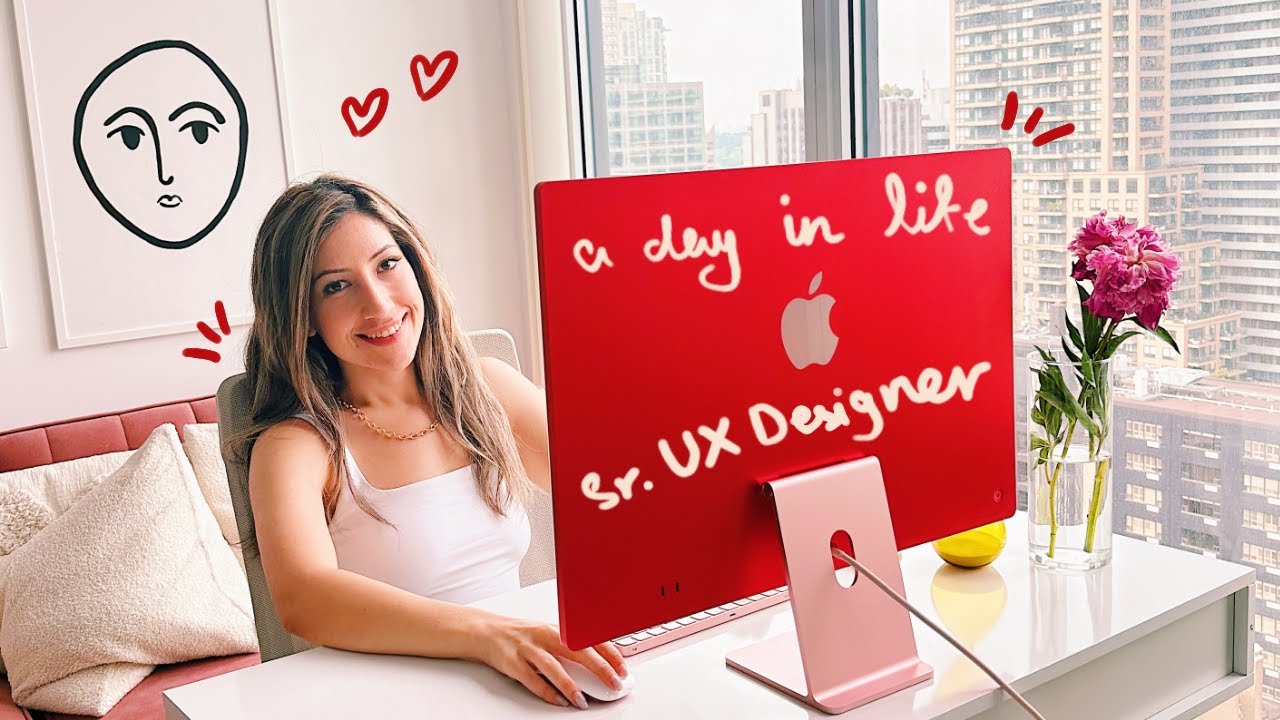 A realistic day in life of a Sr. UX Designer working for a bank in Toronto, Canada (9-5 from home) ✨