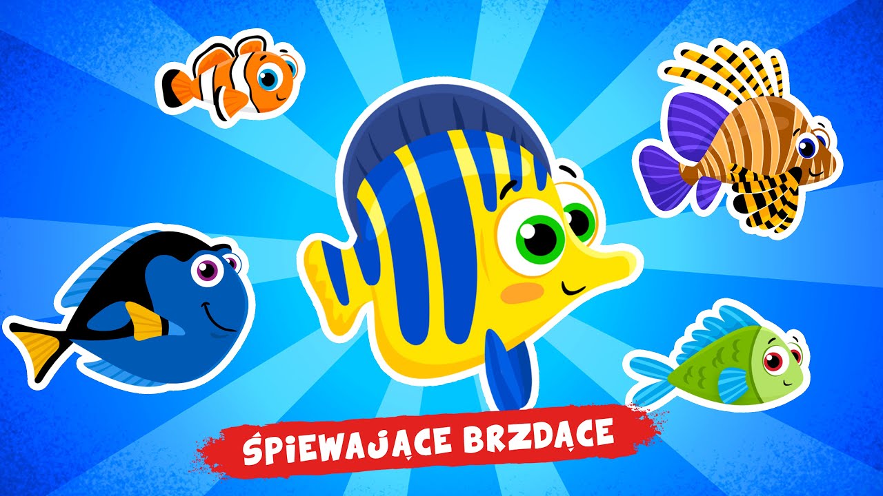 Śpiewające Brzdące - Pięć rybek - Piosenki dla dzieci 🐡🐙🦈