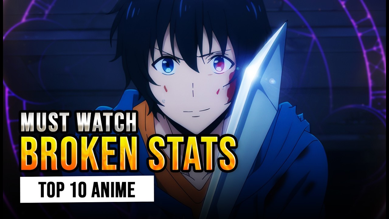 10 Reincarnation Anime Where the Main Characters With BROKEN Stats | TOP 10 Anime