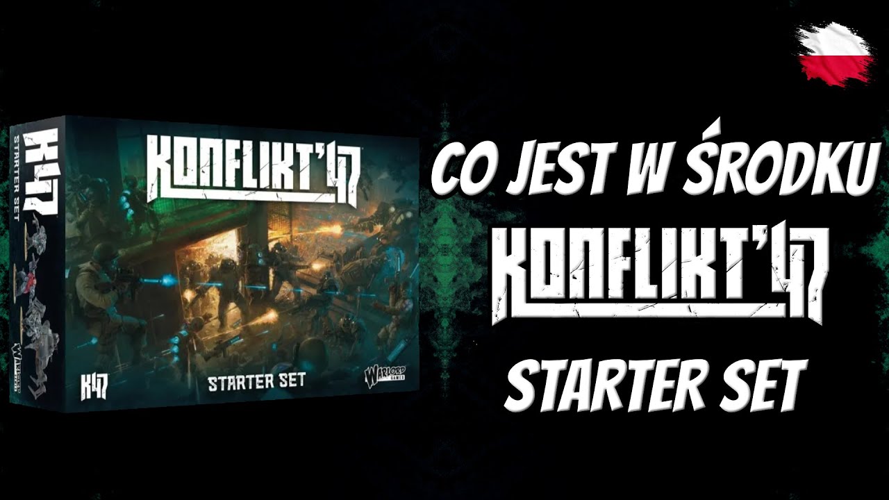 Co jest w środku Konflikt’47 Starter Set?