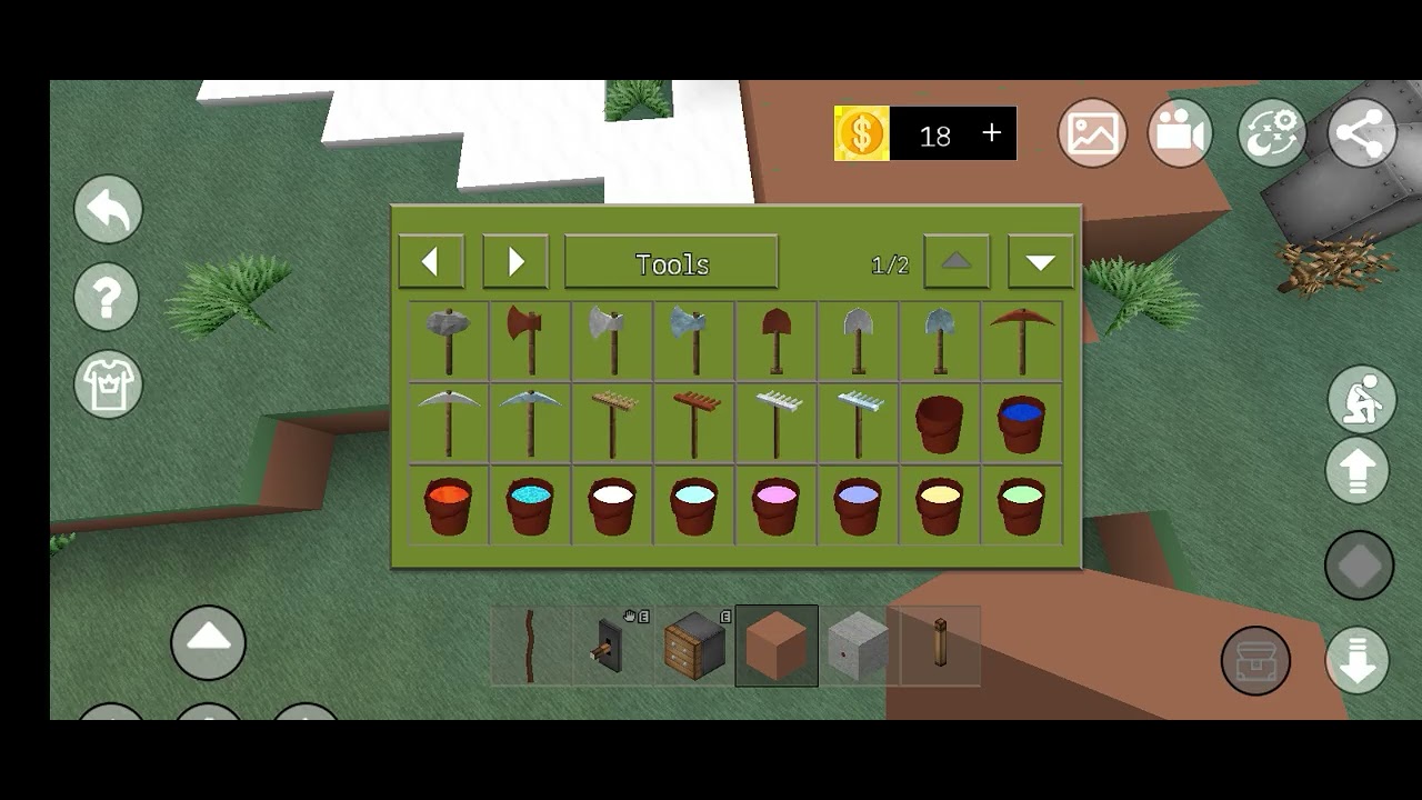 I make a new cow farm in mini block craft 