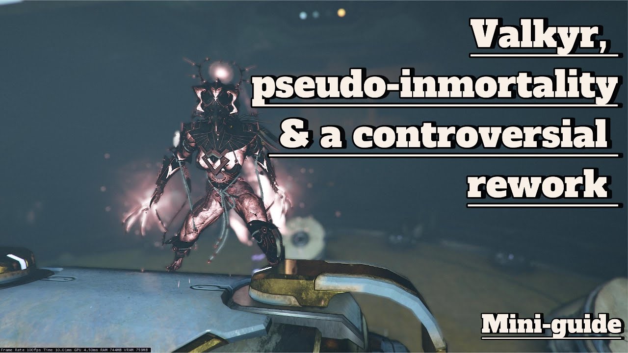 Warframe | Mini Guide | Valkyr (rework) level cap | Solo Void Cascade Level Cap
