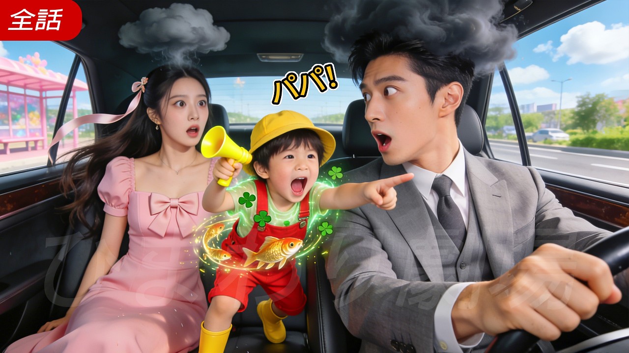 不運なママが赤ちゃんと車を乗り間違えたら、運転手はまさかのイケメンCEOパパ！？ラッキーベビーで運命大逆転！#drama #恋愛 #ceo