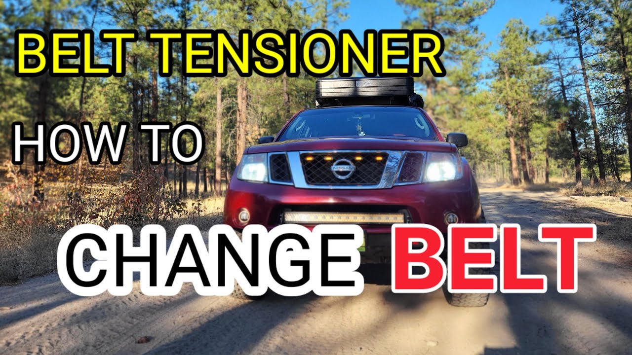 NISSAN BELT AND BELT TENSIONER CHANGE V6