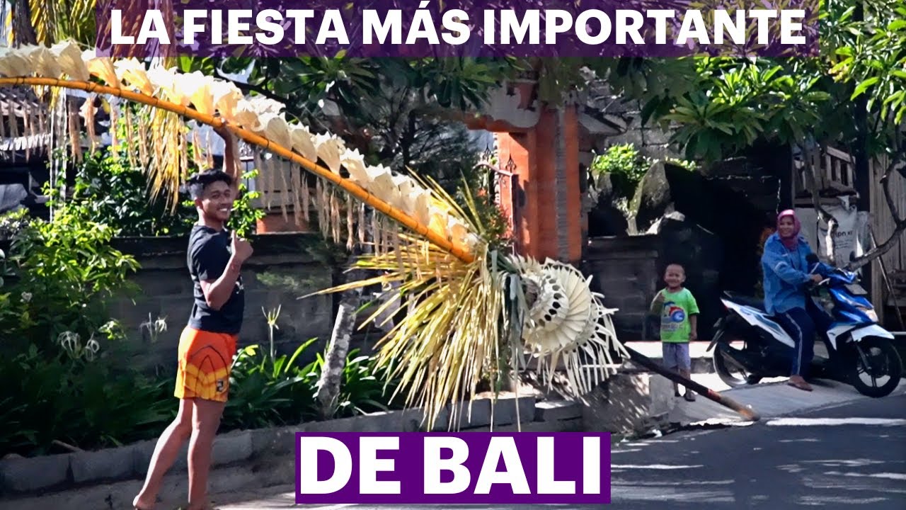 As&iacute; comienza el GALUNGAN - la FIESTA m&aacute;s importante de BALI