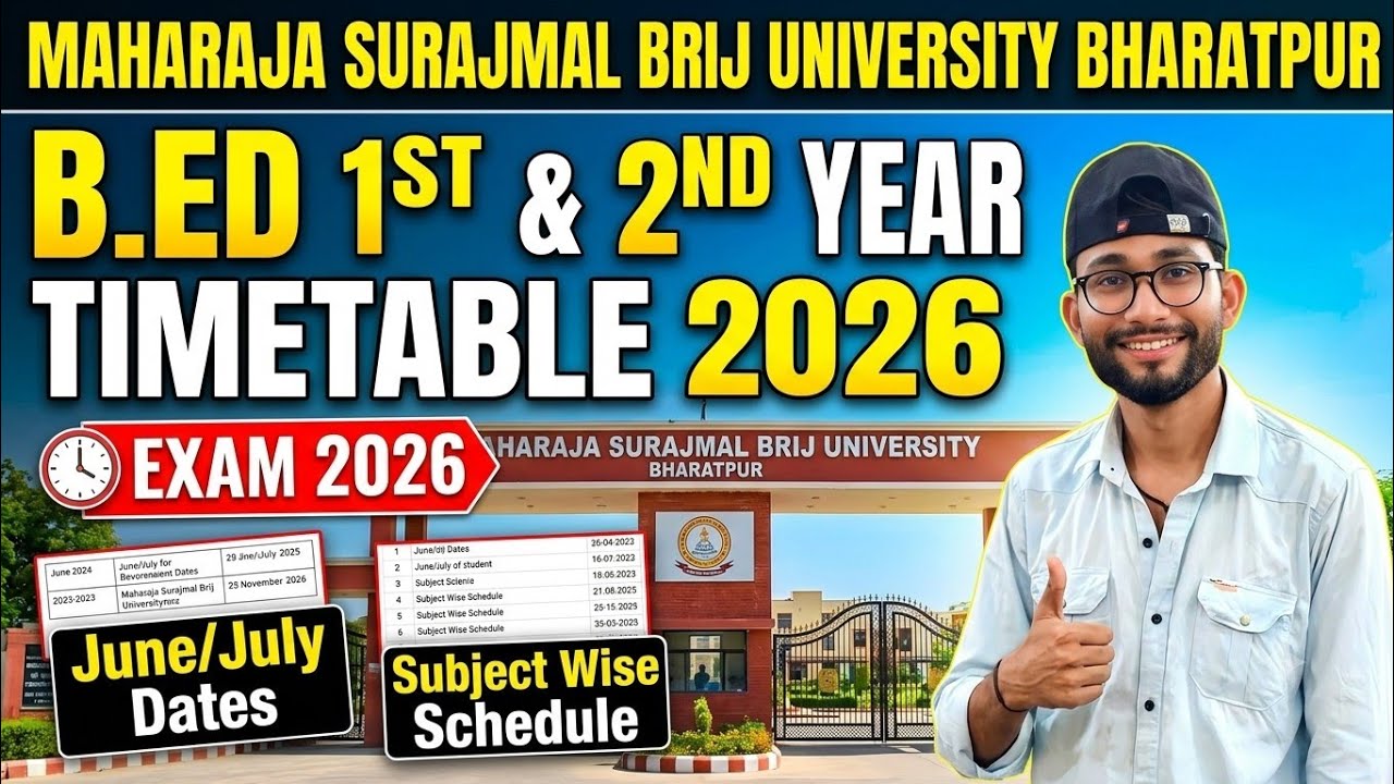 Msbu Bed Admit Card 2026 | Msbu Bed Exam Timetable 2026 | Msbu Bed Exam Kab Honge 2026 #MsbuExam2026