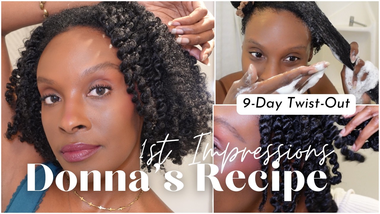 I Tried Donna's Recipe & The Doux On My Type 4 Hair | How My Twist-Out Lasted 9 Days