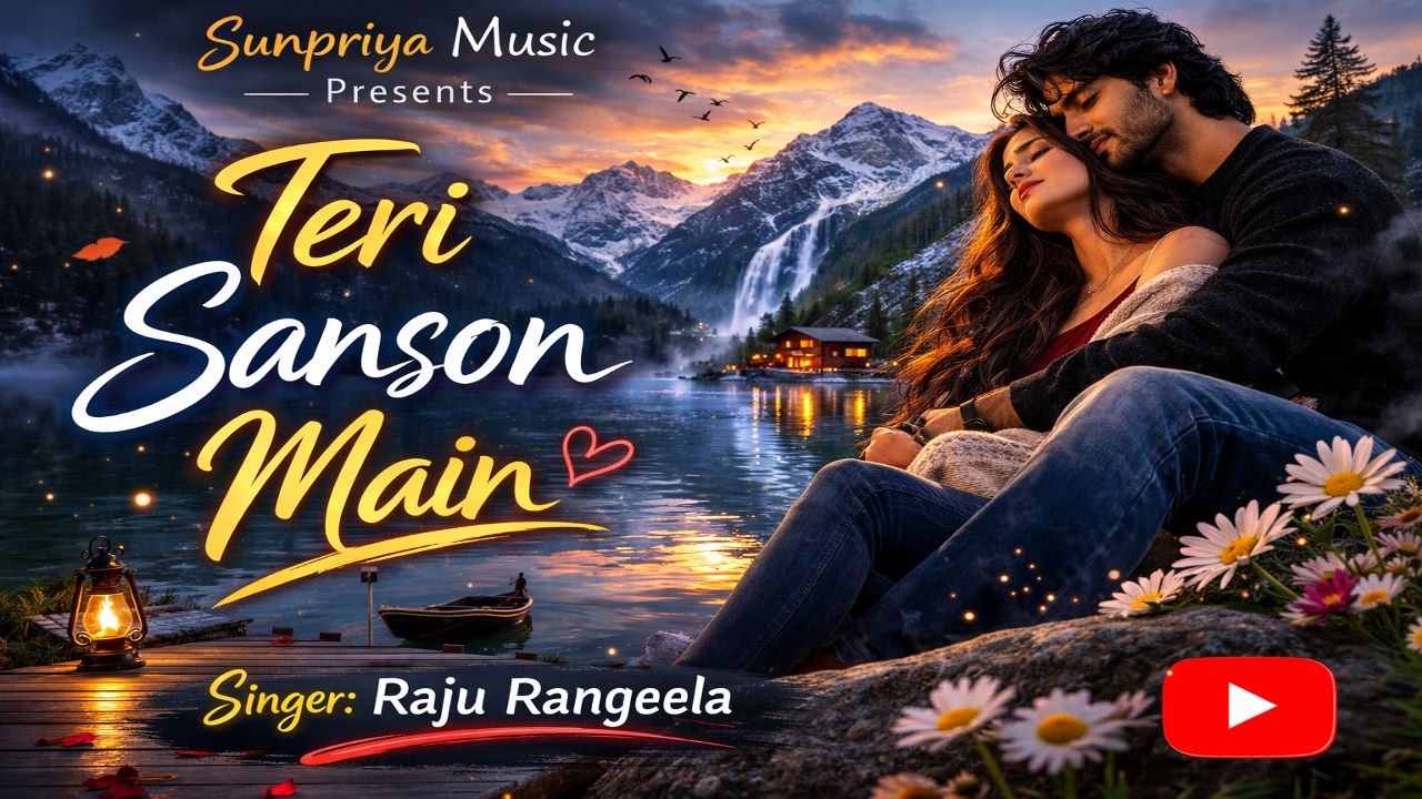 New Song 2026 | Teri Sanson Main | Romantic  | Raju Rangeela & Ruchi Yadav | 90s Bollywood Song