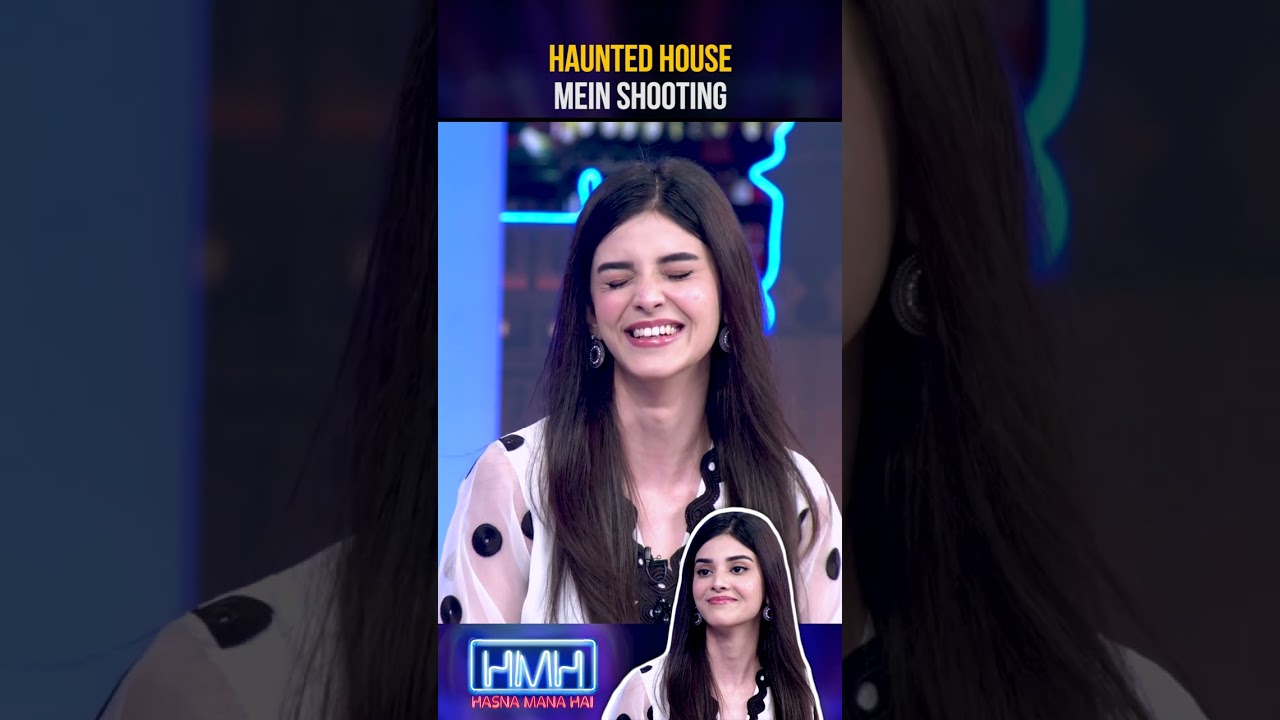 Haunted House mein shooting😨| #hasnamanahai #zainabshabbir #geonews #geonews