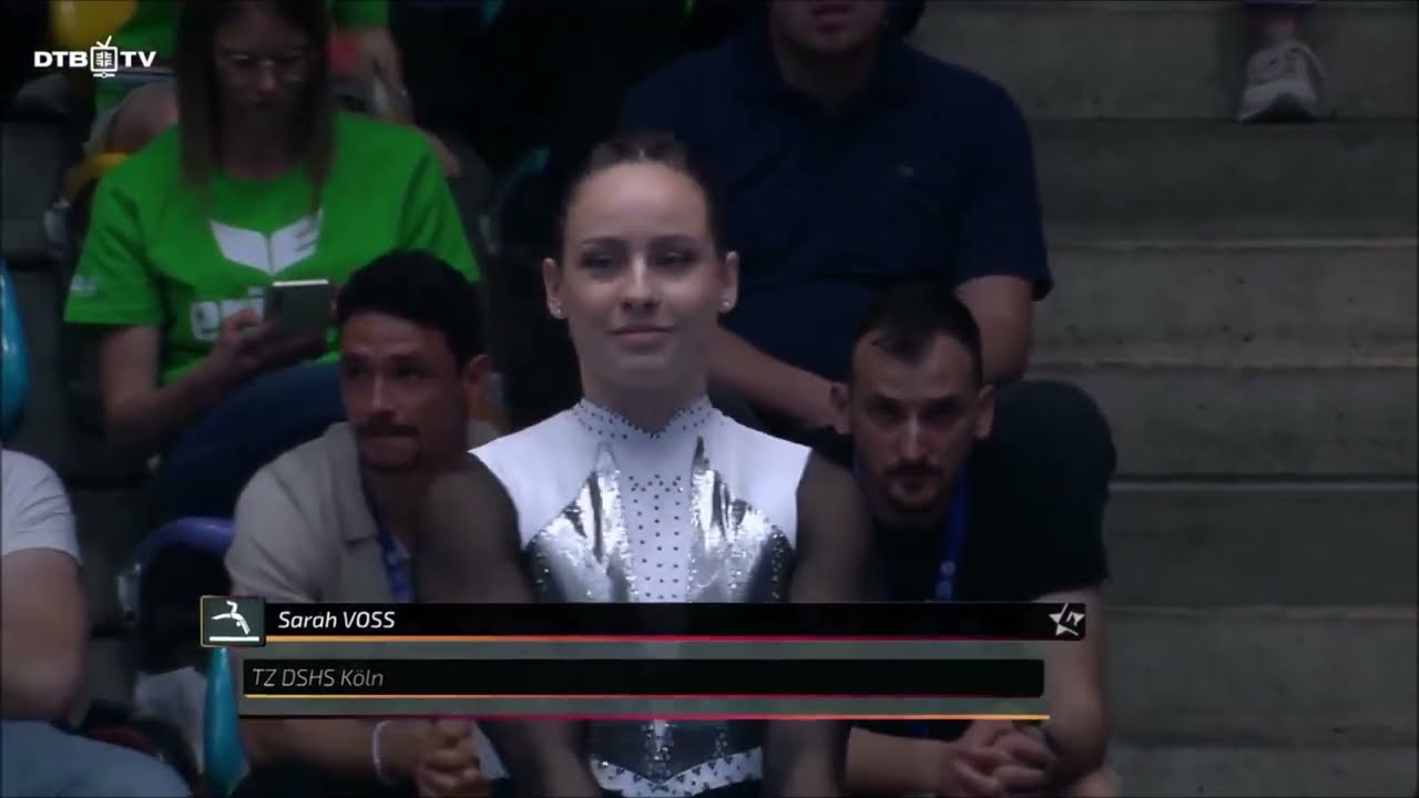Sarah Voss (GER) Beam D-Score 2024 German Nationals EF BB (2022-24 Code) (13,975 (5.8)