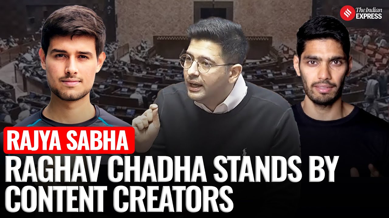 How AAP Leader Raghav Chadha Stood By Content Creators On Copyright Strike Issue | Rajya Sabha