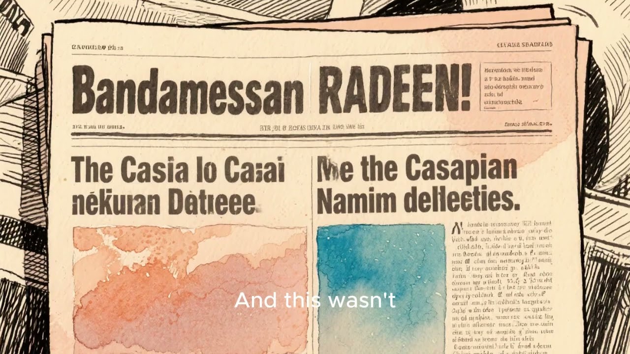 The Caspian sea  lake or sea