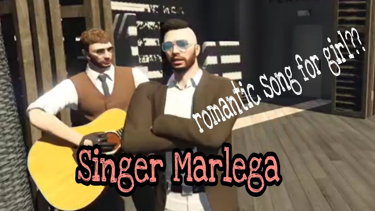 Is Raka singing song? Marlega trying to serenade the girl who lost all her money #gta5 #roleplay