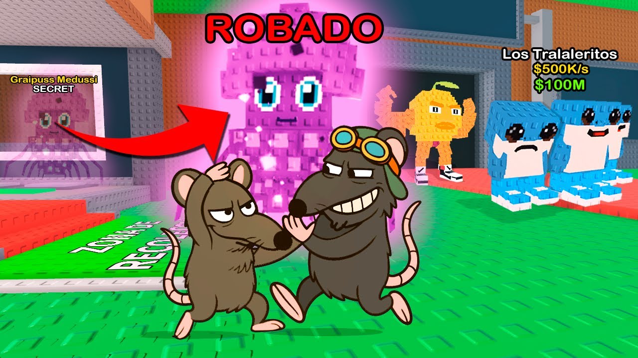 ROBÉ el MEJOR BRAINROT siendo RATAS ASQUEROSAS en ROBLOX