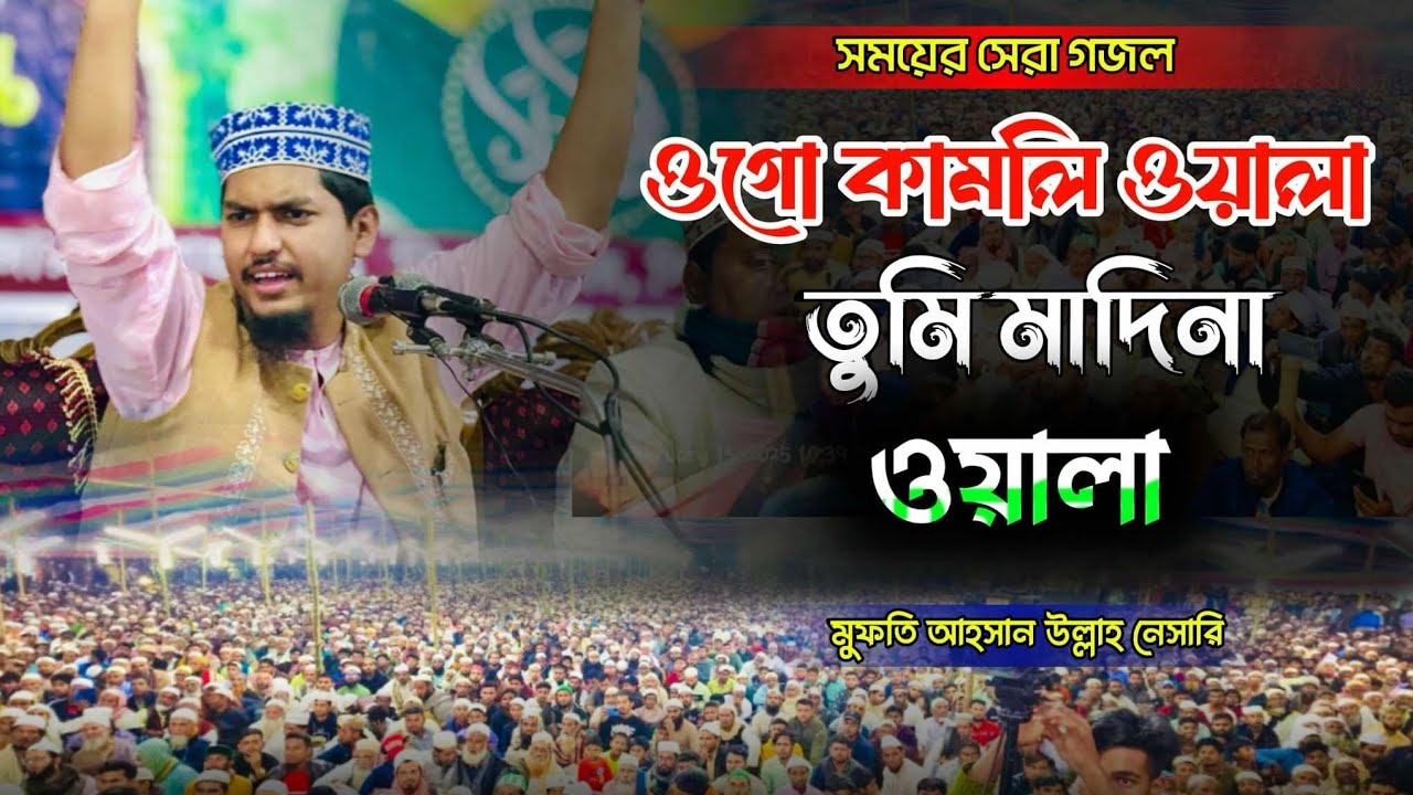 ওগো কামলিওয়ালা তুমি মাদিনাওয়ালা | সময়ের সেরা গজল -২০২৫ | new naat sharif | মুফতী আহসান উল্লাহ নেছারী
