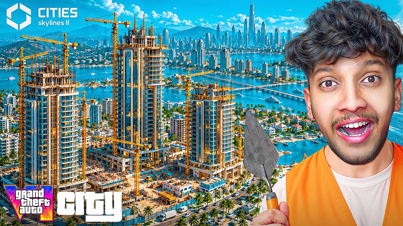 BUILDING The Luxury VICE CITY of GTA 6!🤑 Cities Skyline 2 #2