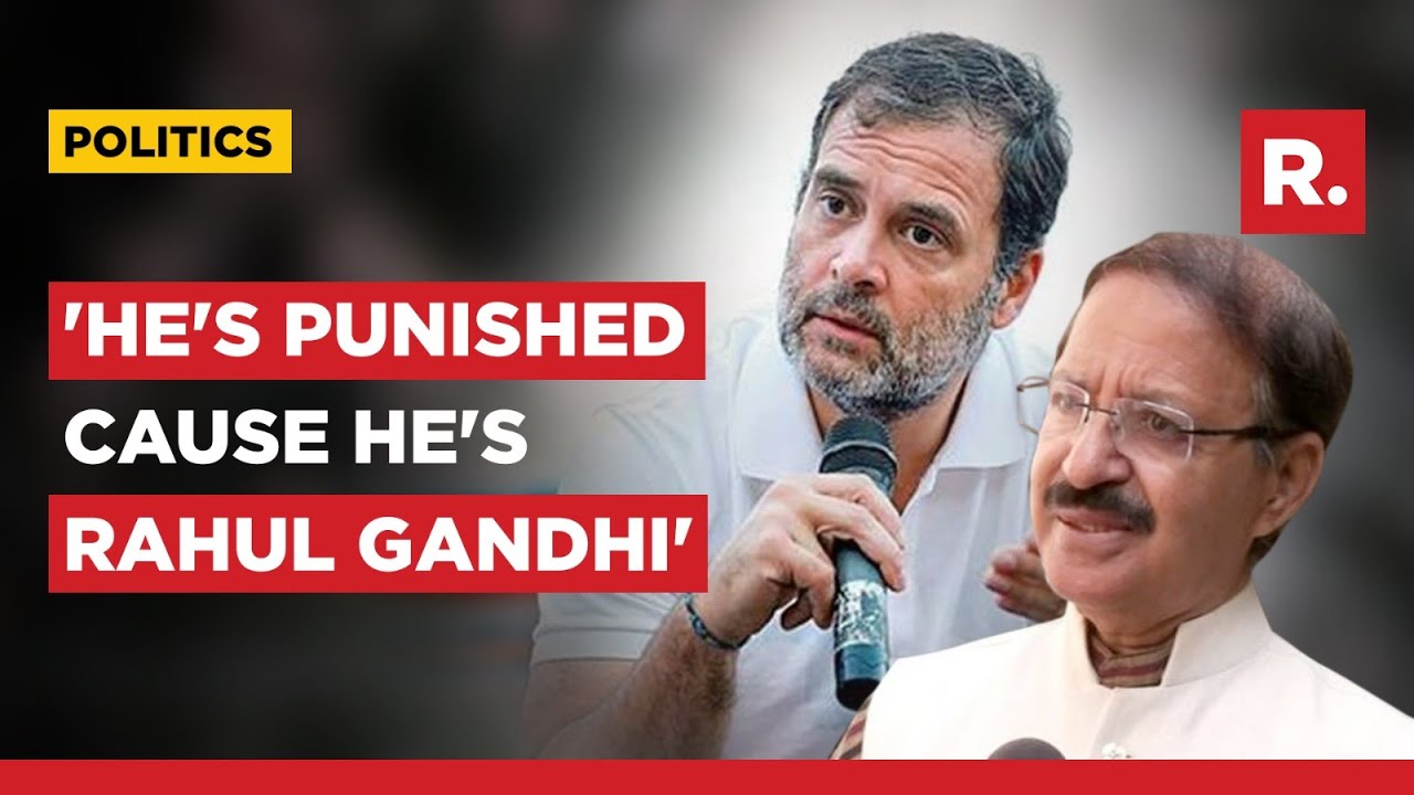 All Congress MPs Should Resign After Rahul Gandhi's Disqualification: Senior Party Leader