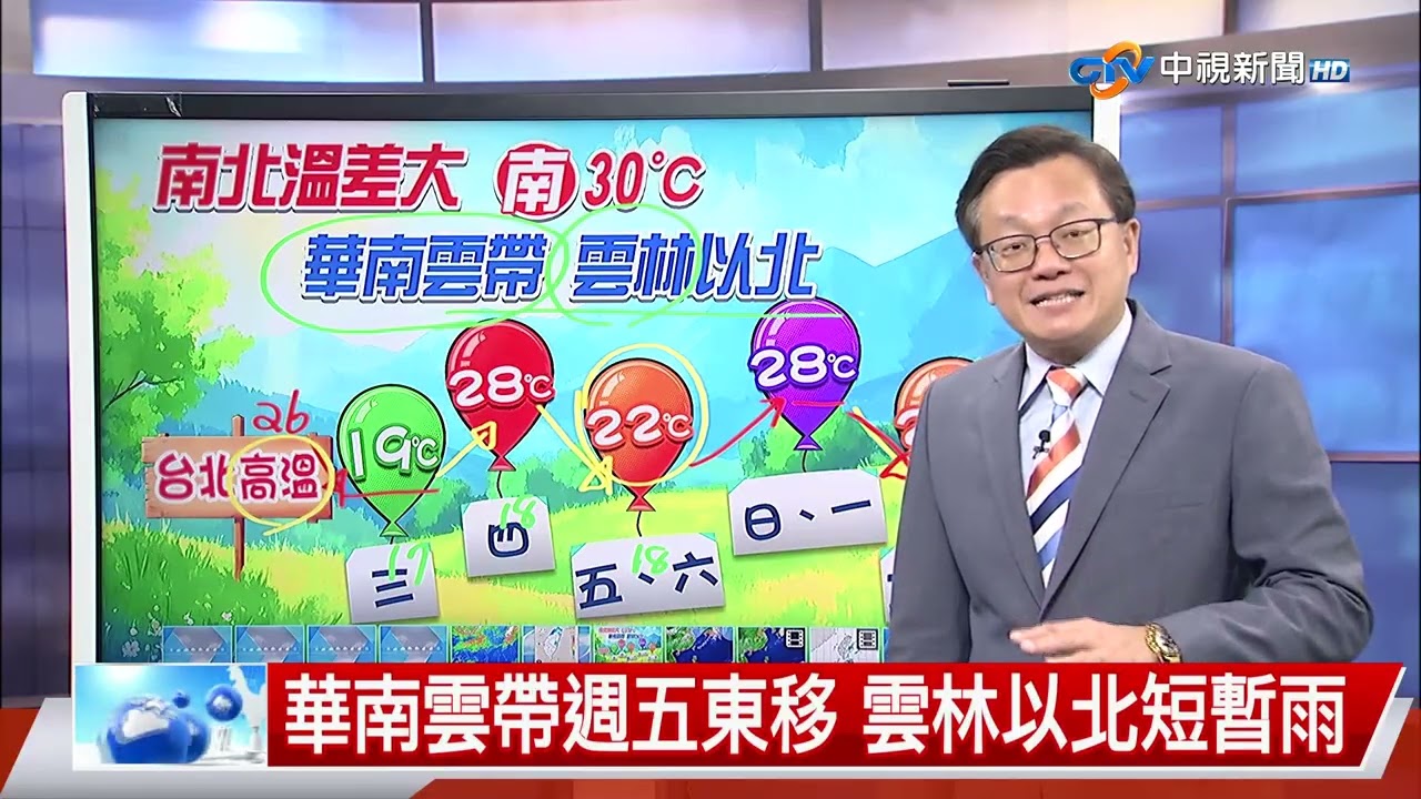 【立綱氣象報報】東北季風增強 北部溫降 中南部天晴│中視晚間氣象 20260225