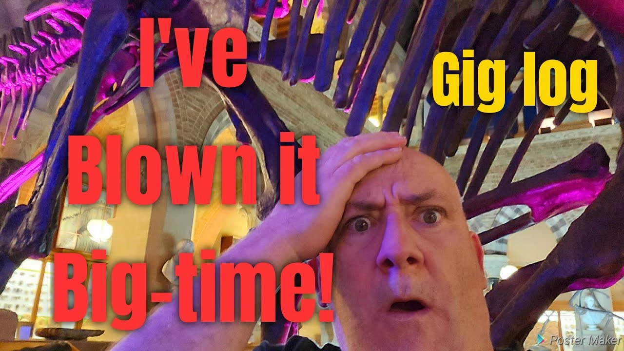DJ Gig log..Ive blown it, this time!