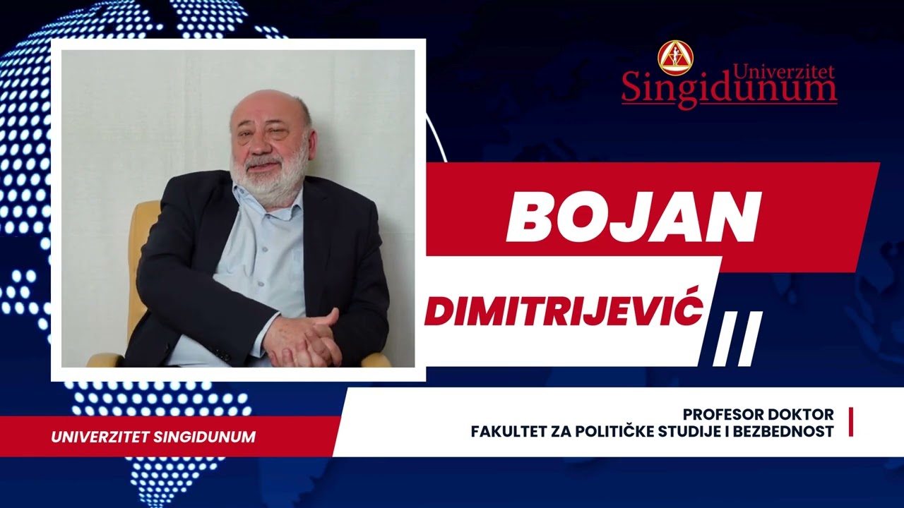 Prof. dr Bojan Dimitrijević - Fakultet za političke studije i bezbednost