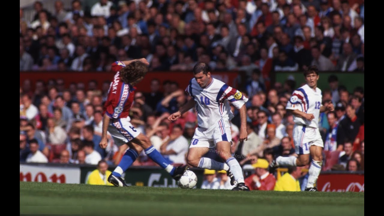 Zidane vs Czech Republic (EURO 1996 Semi-Finals) French Commentary
