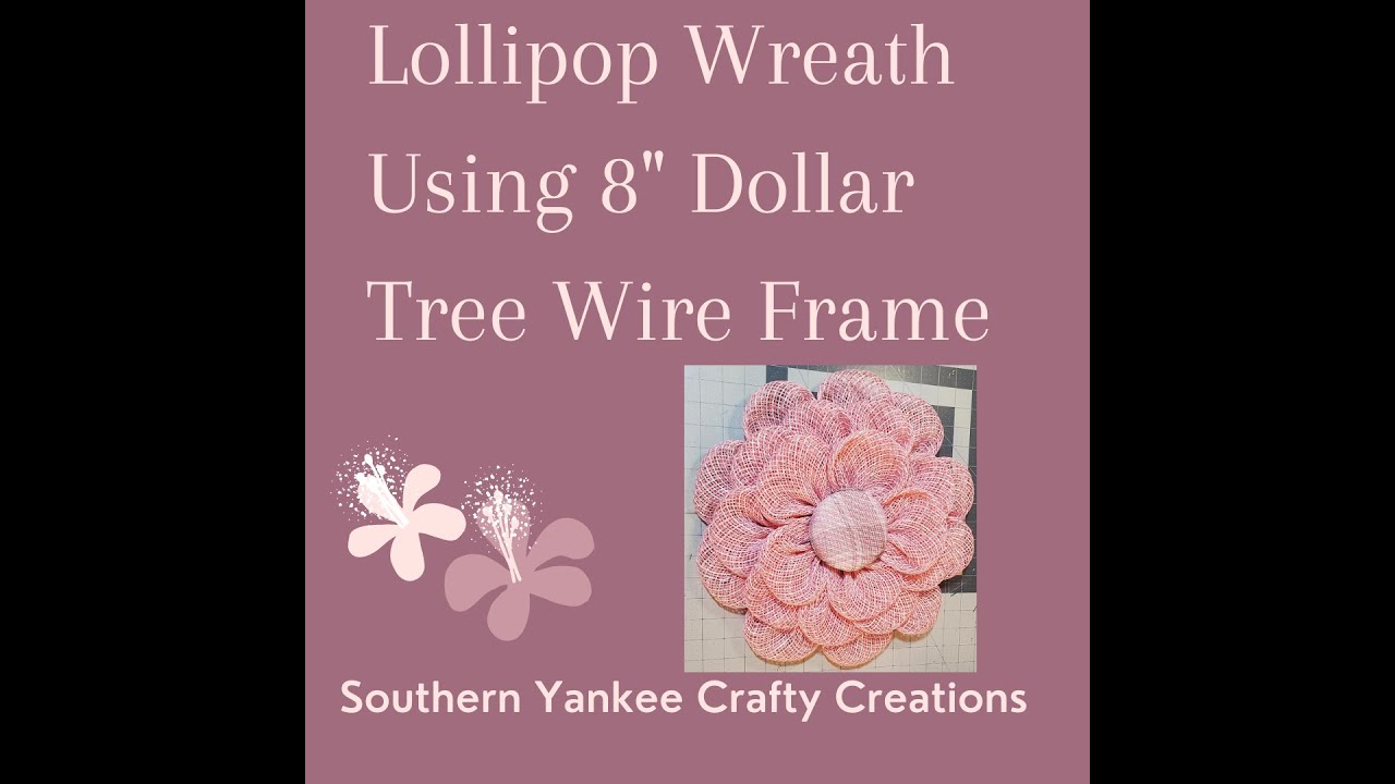 Lollipop Flower Wreath/DT 8