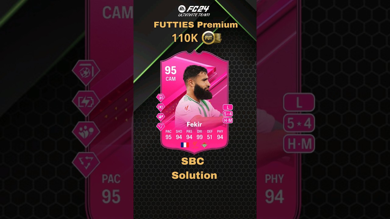 Special FUTTIES Premium Nabil Fekir 95 SBC - EA Sports FC 24