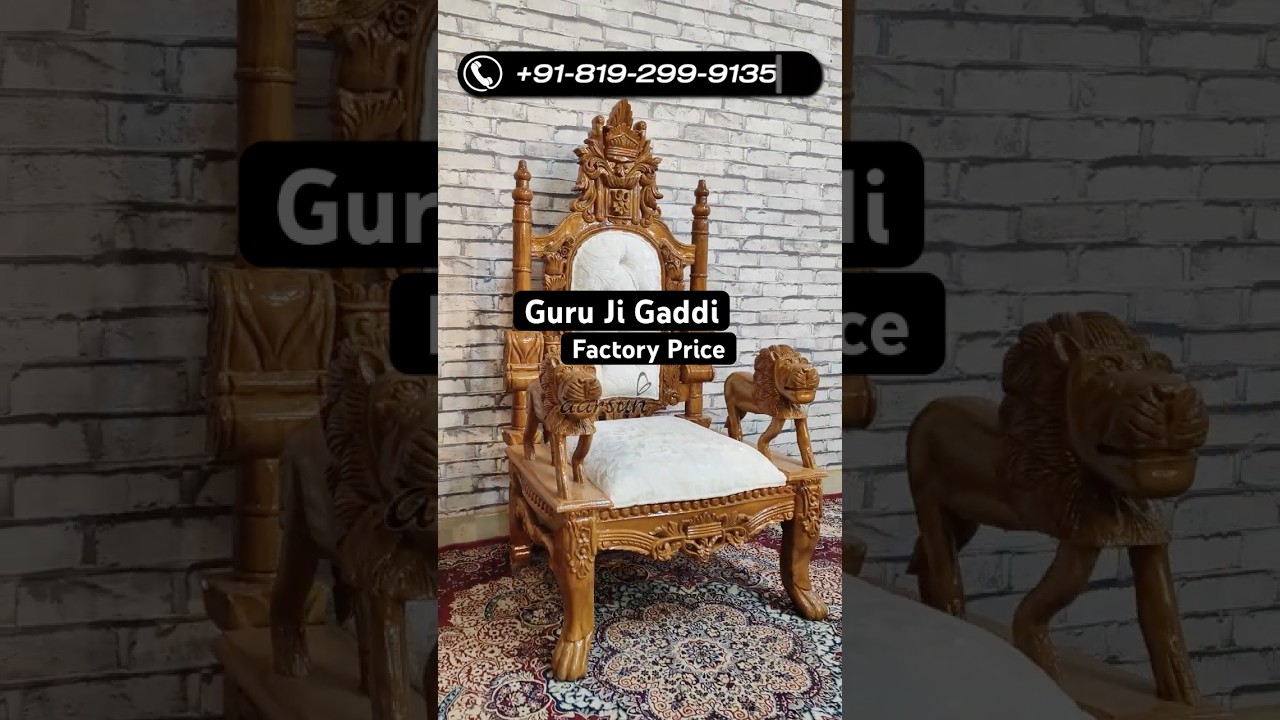 Guru Ji Gadi Ka Naya Design Woh bhi Factory Price par #guruji #gurujisatsang #gaddi #aarsun