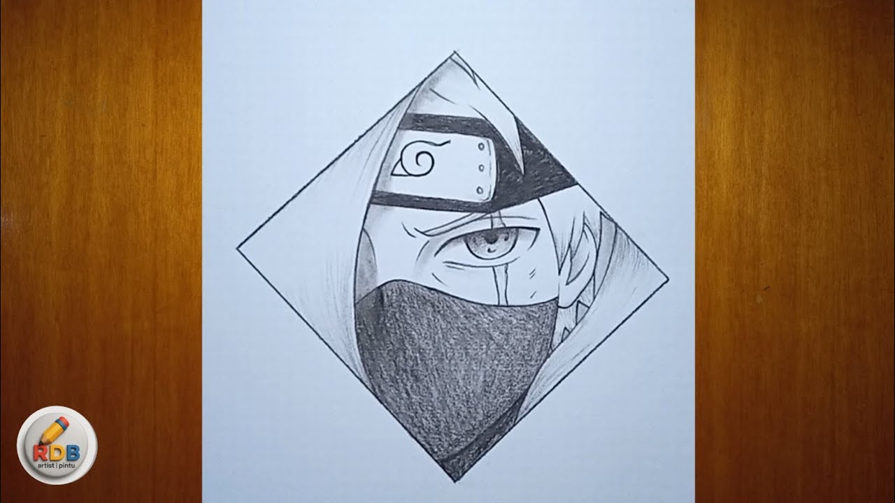 HOW to DRAW Kakashi Hatake Like a PRO in Minutes for Beginners-|-